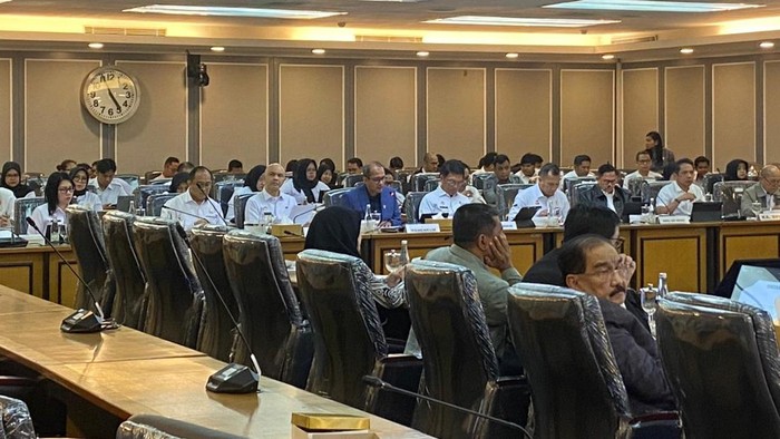 Rapat Kementerian Hukum di DPR, 1 September 2026 (Dwi/detikcom)