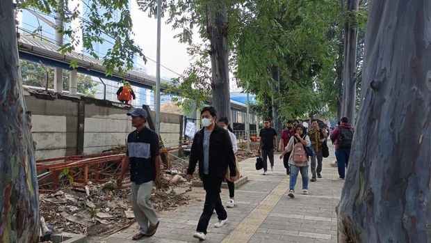 Suasana Stasiun BNI City usai 'gantikan' Stasiun Karet pada 1 September 2026 (Shonya/detikcom)