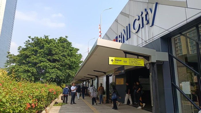 Suasana Stasiun BNI City yang menggantikan Stasiun Karet pada 1 September 2026. (Shonya/detikcom)