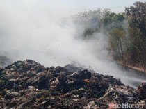 TPA Troketon Klaten Kembali Terbakar Siang Ini