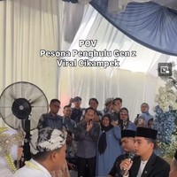 Pernikahan Viral, Sosok Penghulu Gen Z Cikampek Ini Bikin Salfok