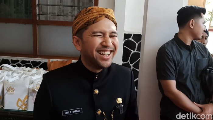 Wagub Jatim Emil Elestianto Dardak di Trenggalek.