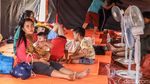 Warga Korban Kebakaran Batu Ceper Bertahan di Tenda Pengungsian