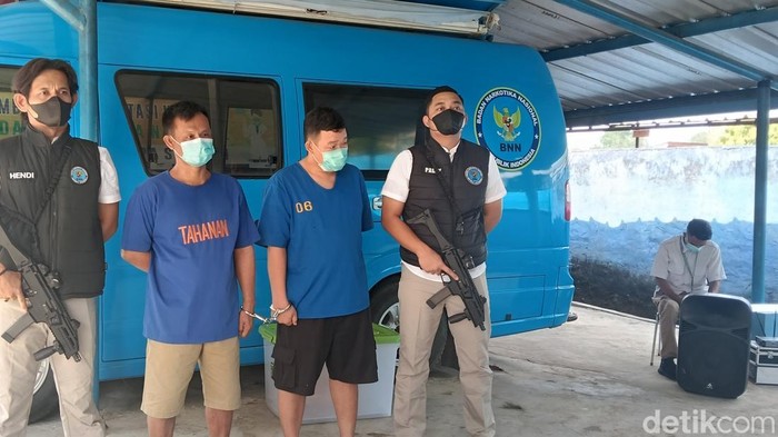 BNNP tangkap dua pelaku kurir narkoba diduga jaringan internasional