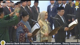 Destry Damayanti Resmi Dilantik Jadi Gubernur BI