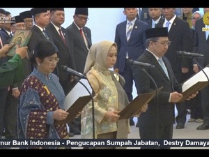 Sah Jadi Gubernur BI, Destry Jelaskan Maksud Bagi-Bagi Tugas