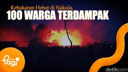 Video: Kebakaran Hebat di Nakula, 100 Warga Terdampak