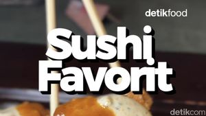 Video Cicip Lezatnya Sushi di Resto Favorit Aqeela Calista 