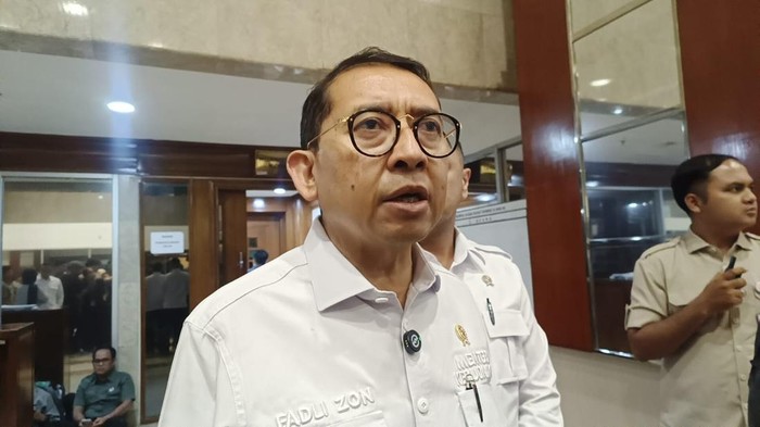 Menteri Kebudayaan (Menbud) Fadli Zon di kompleks parlemen, Senayan, Jakarta, Rabu (2/9/2026).