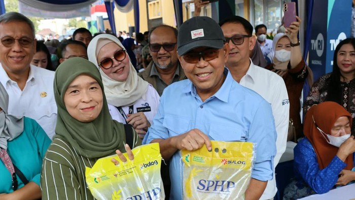 Gerakan Pangan Murah yang digelar di Palembang, Sumsel
