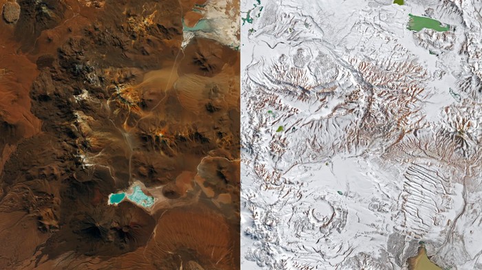 Gurun Atacama ditutupi salju