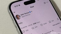 CEO Baru Apple Muncul di X, 'Hello' John Ternus Disambut Elon Musk