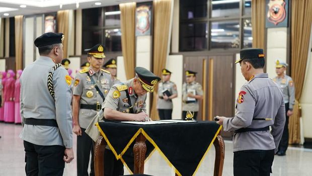 Kapolri pimpin sertijab di Mabes Polri (dok. Humas Polri)