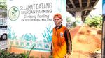 Kolong Tol Becakayu Disulap Jadi Lahan Pertanian