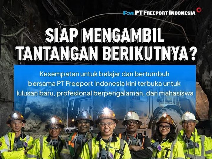 Lowongan PT Freeport Indonesia 2026