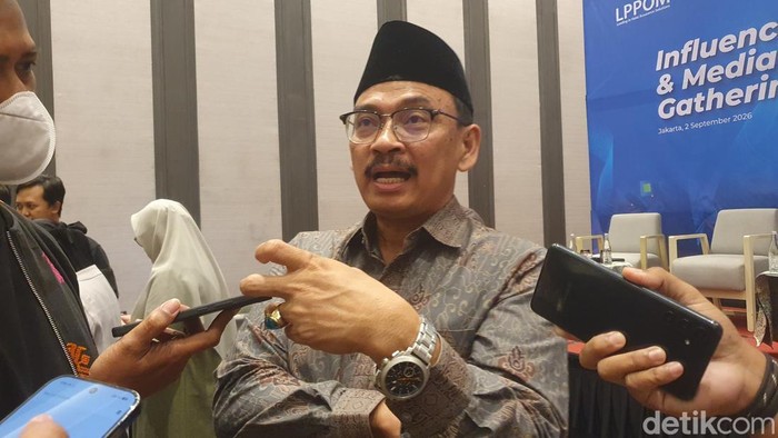 Deputi Bidang Registrasi dan Sertifikasi Halal BPJPH, Dr. H. Mamat S. Burhanudin, dalam acara media gathering LPPOM di kawasan Harmoni, Jakarta Pusat, Rabu (2/9/2026).