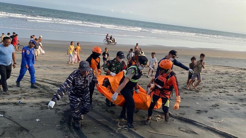 Jenazah tanpa identitas ditemukan terdampar di Pantai Air Kuning, Kecamatan Jembrana, Kabupaten Jembrana, Bali, Rabu (2/9/2026).