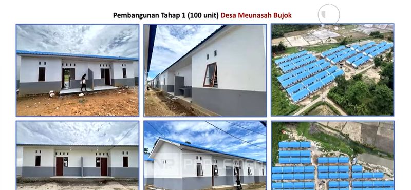 Penampakan huntap yang dibangun oleh Yayasan Buddha Tzu Chi di Sumatera untuk korban bencana. Penampakan huntap yang dibangun oleh Yayasan Buddha Tzu Chi di Sumatera untuk korban bencana.