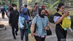 Peron Stasiun Karet Mulai Dibongkar Usai Resmi Ditutup