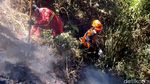 Petugas Gabungan Berjibaku Padamkan Kebakaran di TNBTS Lumajang