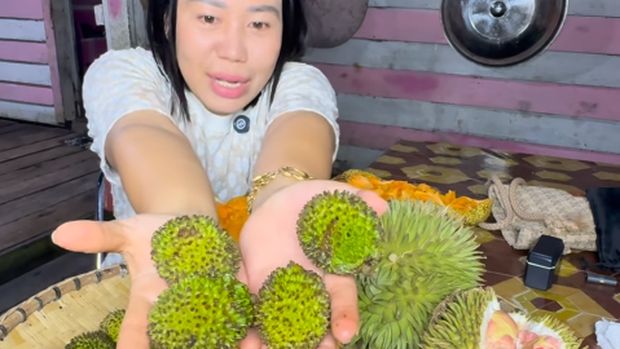 Rambutan Hijau Kalimantan. (Instagram @norlela100) Rambutan Hijau Kalimantan. (Instagram @norlela100)