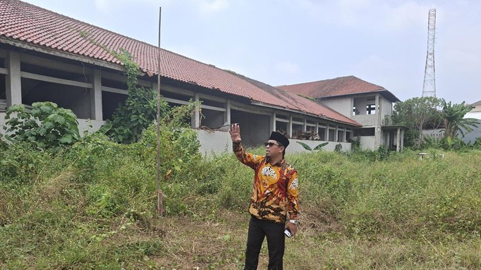 Rencana lokasi  SMPN 4 Kota Serang yang baru di wilayah Ciracas.