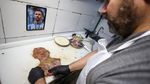 Saat Wajah Messi Dibuat dari Milanesa