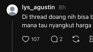 Di thread doang nih bisa bacain manager artis ngewar in this economy yeee, mana tau nyangkut harga cucok, kata salah satu netizen dilihat detikcom, Kamis (3/9/2026).  Foto: dok Threads