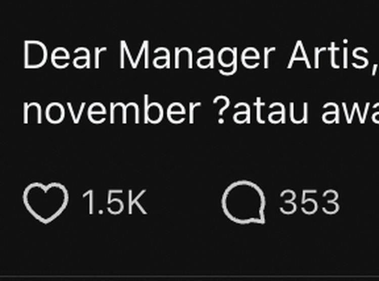 Cuma di Threads! Manajer Musisi Nge-war Job