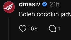 Manajer DMasiv juga sampai memberikan komentar lo.  Foto: dok Threads