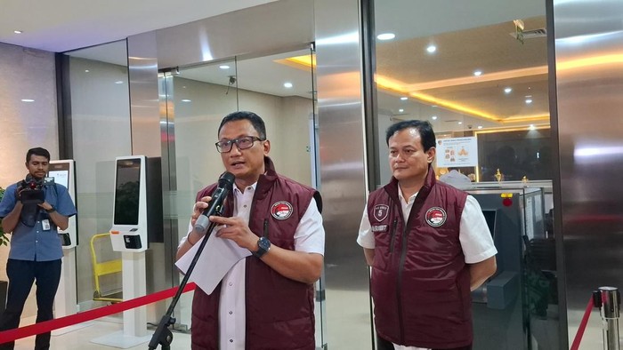 Wadirtipidnarkoba Bareskrim Polri Kombes Albert Raden Deddy Sulistyo Nugroho di gedung Bareskrim Polri, Kebayoran Baru, Jakarta Selatan, Rabu (2/9/2026).
