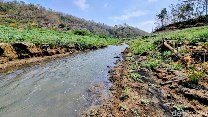 Waduk Bendo Ponorogo surut