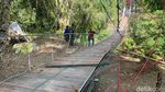 Kondisi Jembatan Pongpet Pangandaran yang Ambruk Saat Diresmikan