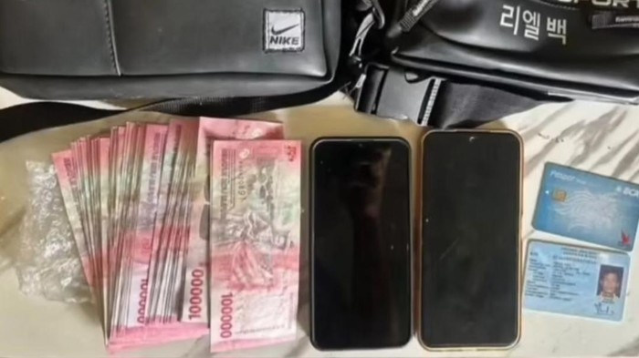 Barang bukti uang palsu yang diamankan Polsek Ngaliyan Semarang. Diunggah Kamis (3/9/2026).