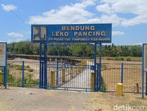 Potret Bendungan Lekopancing Maros Dilanda Kekeringan Parah