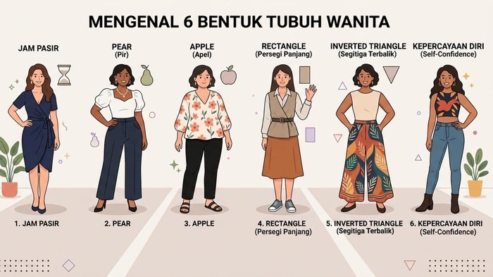 Bentuk Tubuh Wanita