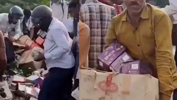 Heboh! Cokelat Kedaluwarsa yang Dibuang Malah Jadi Rebutan Warga