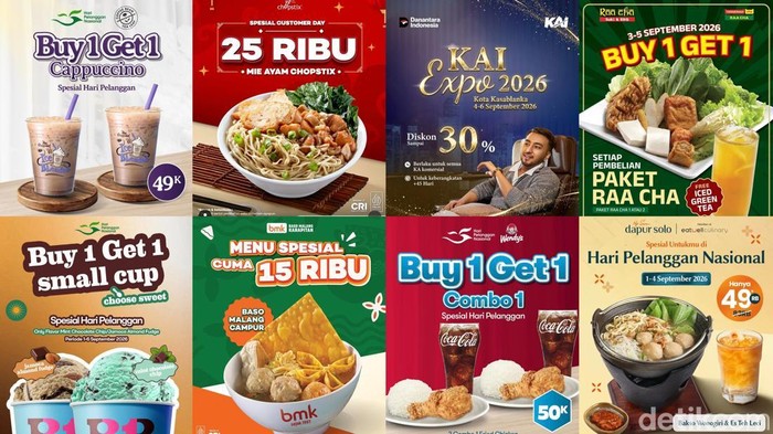 Daftar Promo Hari Pelanggan Nasional 2026