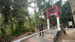 Kondisi Jembatan Pongpet Pangandaran yang Ambruk Saat Diresmikan