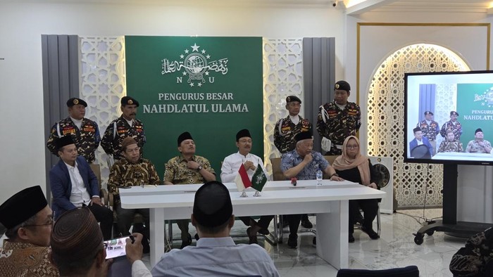 Konferensi Pers di Kantor PBNU (Taufiq/detikcom)