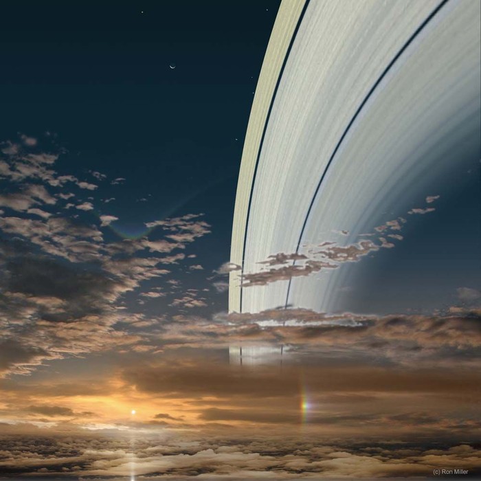 Matahari Dilihat dari Setiap Planet di Bima Sakti, Saturnus Paling Magis