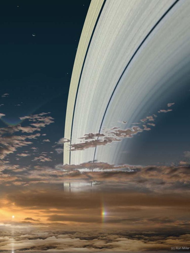 Matahari Dilihat dari Setiap Planet di Bima Sakti, Saturnus Paling Magis
