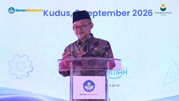 Mendikdasmen Abdul Muti dalam peluncuran STEM Nasional di PAUD Terpadu Kalirejo Kudus (3/9/2026).