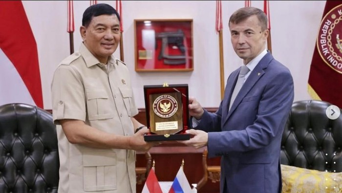 Menteri Pertahanan (Menhan) Sjafrie Sjamsoeddin menerima kunjungan Duta Besar Federasi Rusia untuk Republik Indonesia, H.E. Sergei Gennadievich Tolchenov