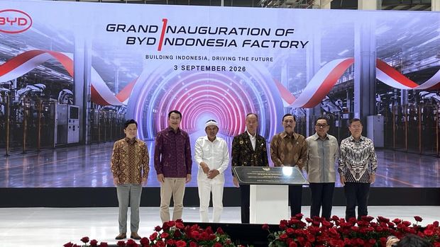 Peresmian pabrik BYD di Subang