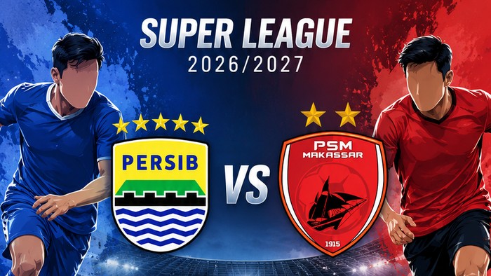Persib Bandung vs PSM Makassar.