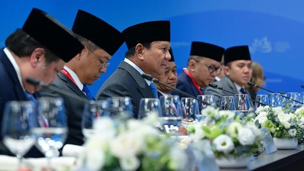 Prabowo bertemu Putin di Vladivostok, Rusia, Kamis (3/9/2029).