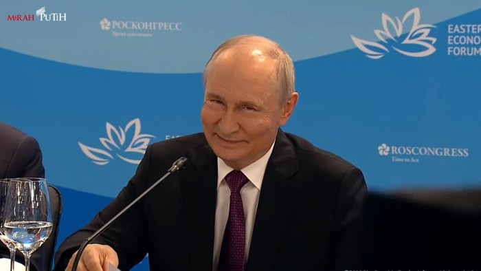 Prabowo makan siang bersama dengan Putin di Vladivostok, Rusia, Kamis (3/9/2026).