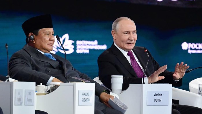 Presiden Prabowo Subianto di Eastern Economic Forum (EEF) ke-11, Vladivostok, Rusia, Kamis (3/9/2026).