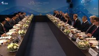 Prabowo Hadiri Jamuan Makan Siang Bersama Putin di Vladivostok Rusia